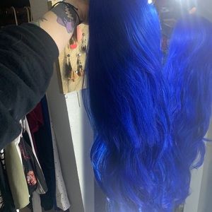 Synthetic lace front wig